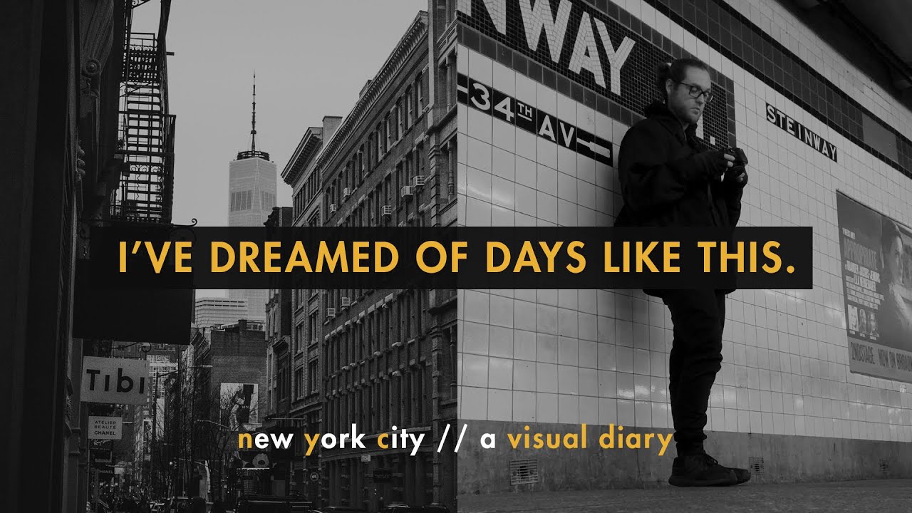 A Day of Street Photography in NYC // A Visual Diary & POV...I've Dreamed of Days like this.