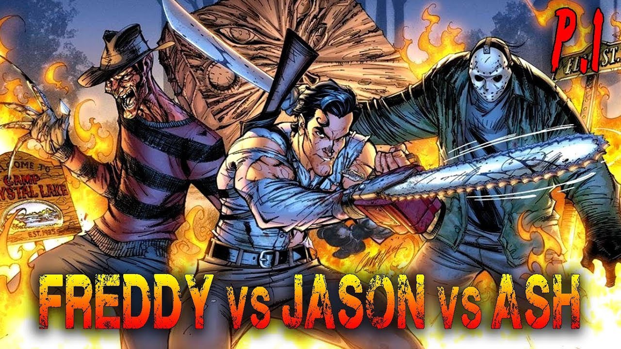 EL ENFRENTAMIENTO ENTRE 3 LEYENDAS!! - FREDDY VS JASON VS ASH (Parte 1)