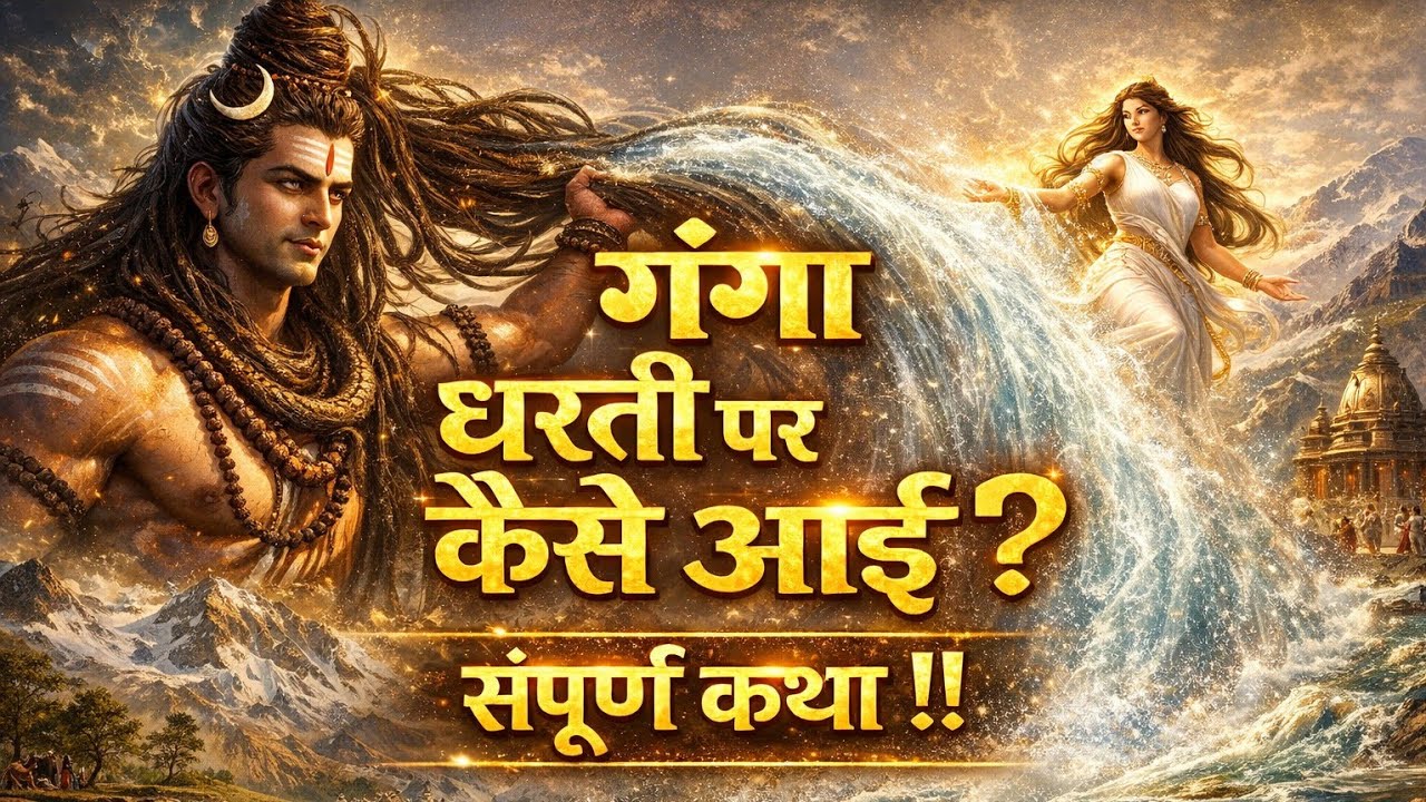 गंगा धरती पर कैसे आई?  गंगा अवतरण की संपूर्ण कथा | Jai Ganga Maiya | Hindu Mythology Cinematic Film 