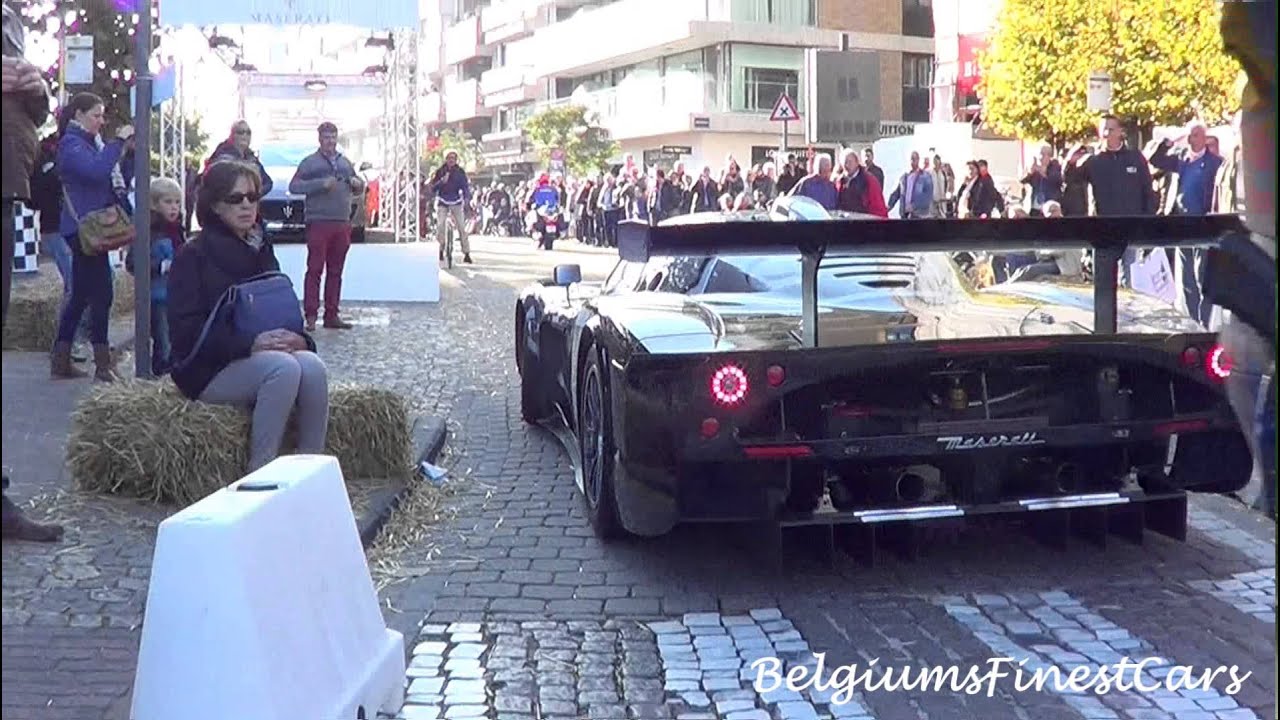 Maserati MC12 Corsa BURNOUTS ON PUBLIC ROAD! + REVS