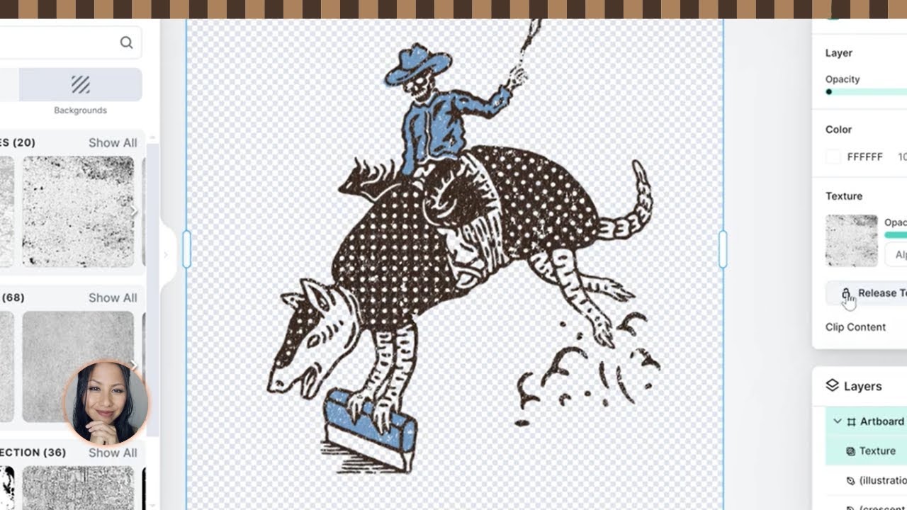 How to Design a Skeleton Cowboy Riding an Armadillo, Simplifying the Image by Removing Objects