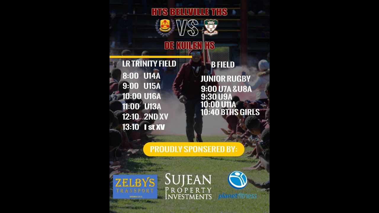 HTS Bellville vs De Kuilen - Sponsored by Pursuit Electrics