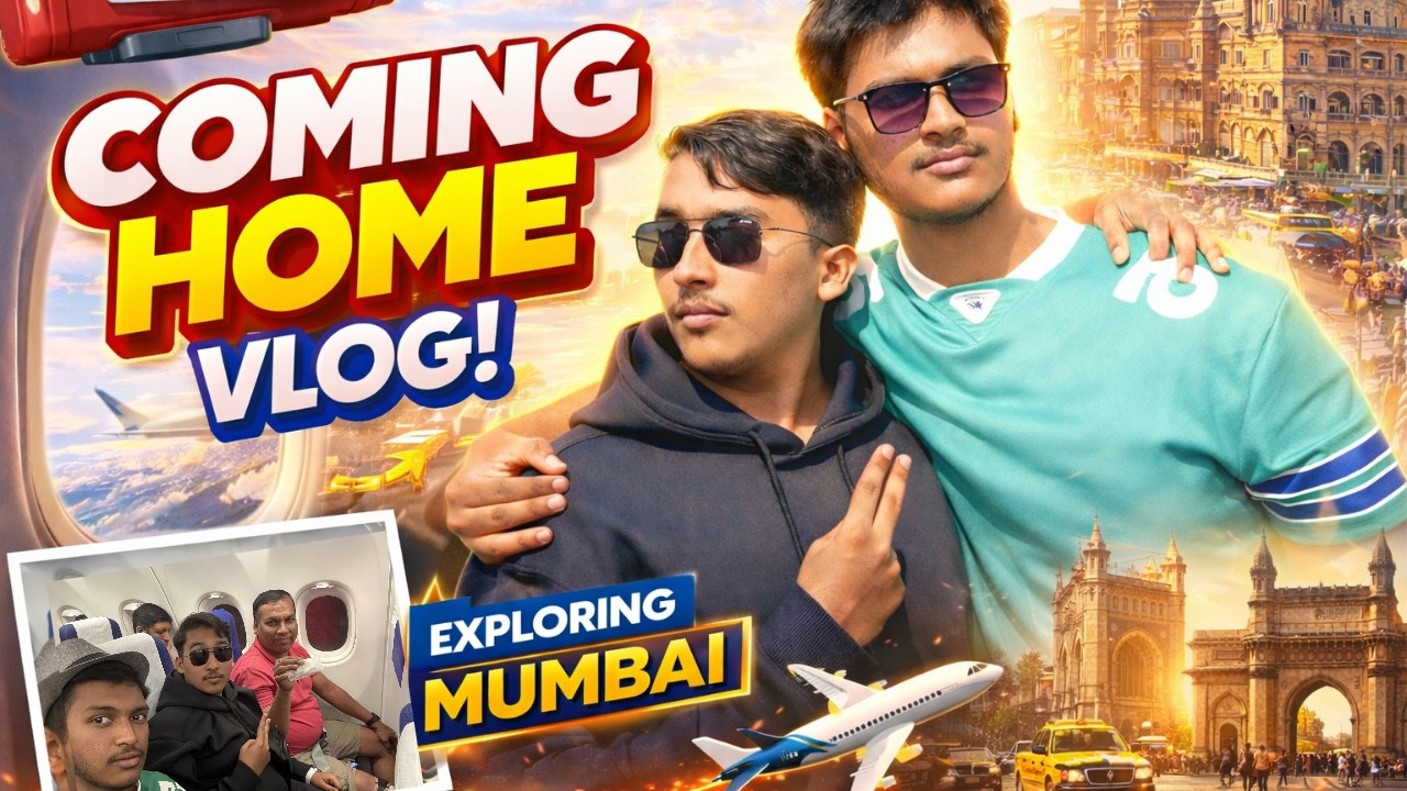 Back to Hyderabad! + Exploring Mumbai | Mumbai to Hyderabad | Crazy Experience | Ayankhasim | Vlog-9