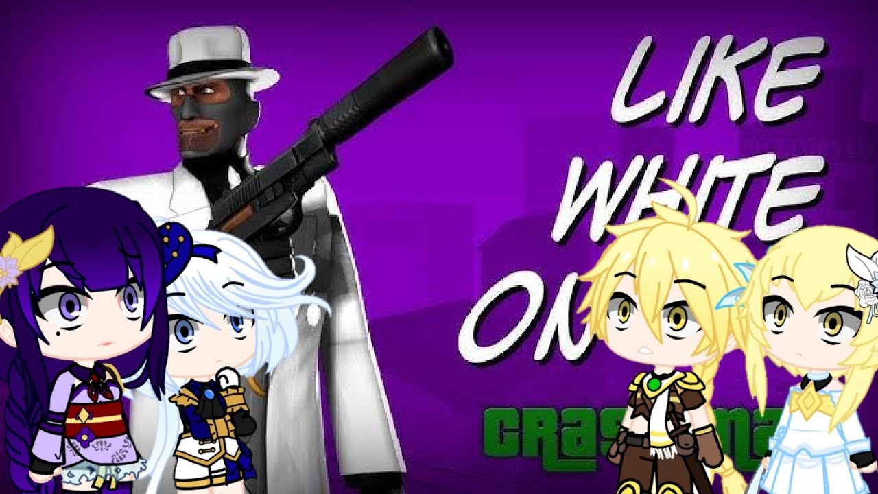 gacha club genshin impact react like white on spy end