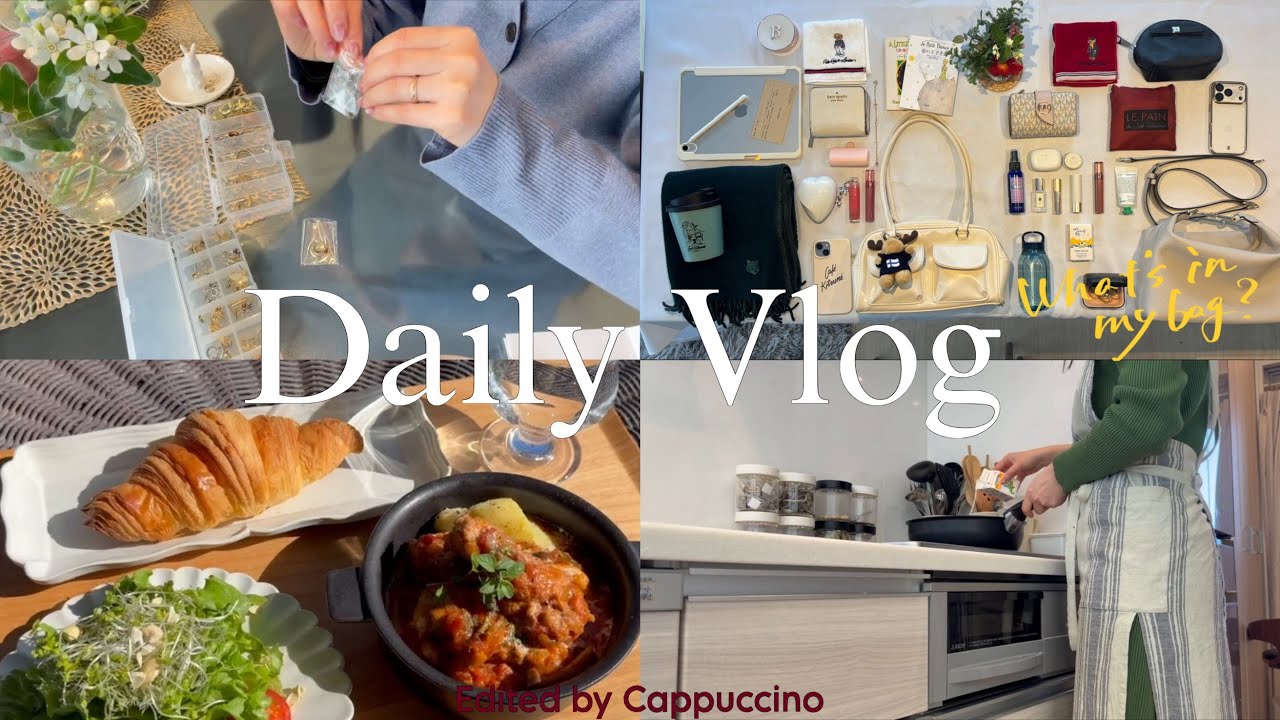 Daily Vlog / バルコニーでカフェ風ランチ、お気に入りの持ち物紹介、体と心を整える食生活