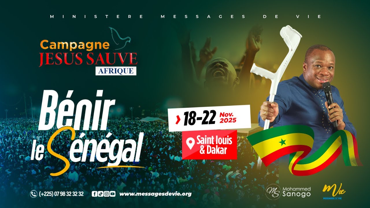 DAKAR, S&Eacute;N&Eacute;GAL | Culte d'action de gr&acirc;ce | CAMPAGNE J&Eacute;SUS SAUVE AFRIQUE