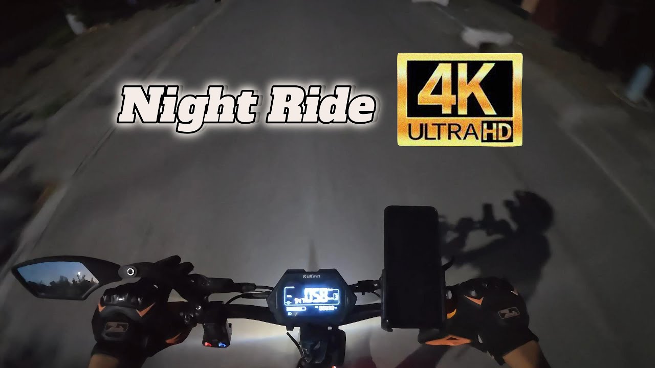 Kukirin G3 Pro: Epic Night Ride POV [4K Ultra HD]