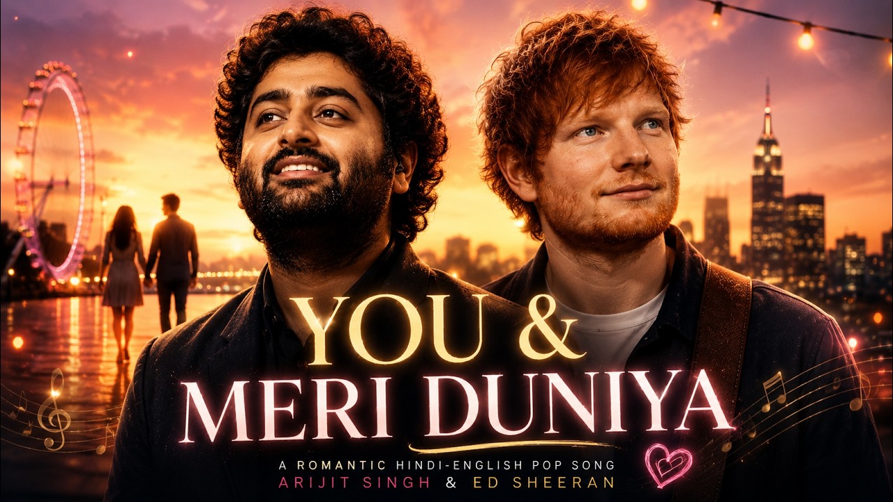 You & Meri Duniya | Romantic Hindi-English Pop Song | Arijit Singh, Ed Sheeran Style & Martin Garrix