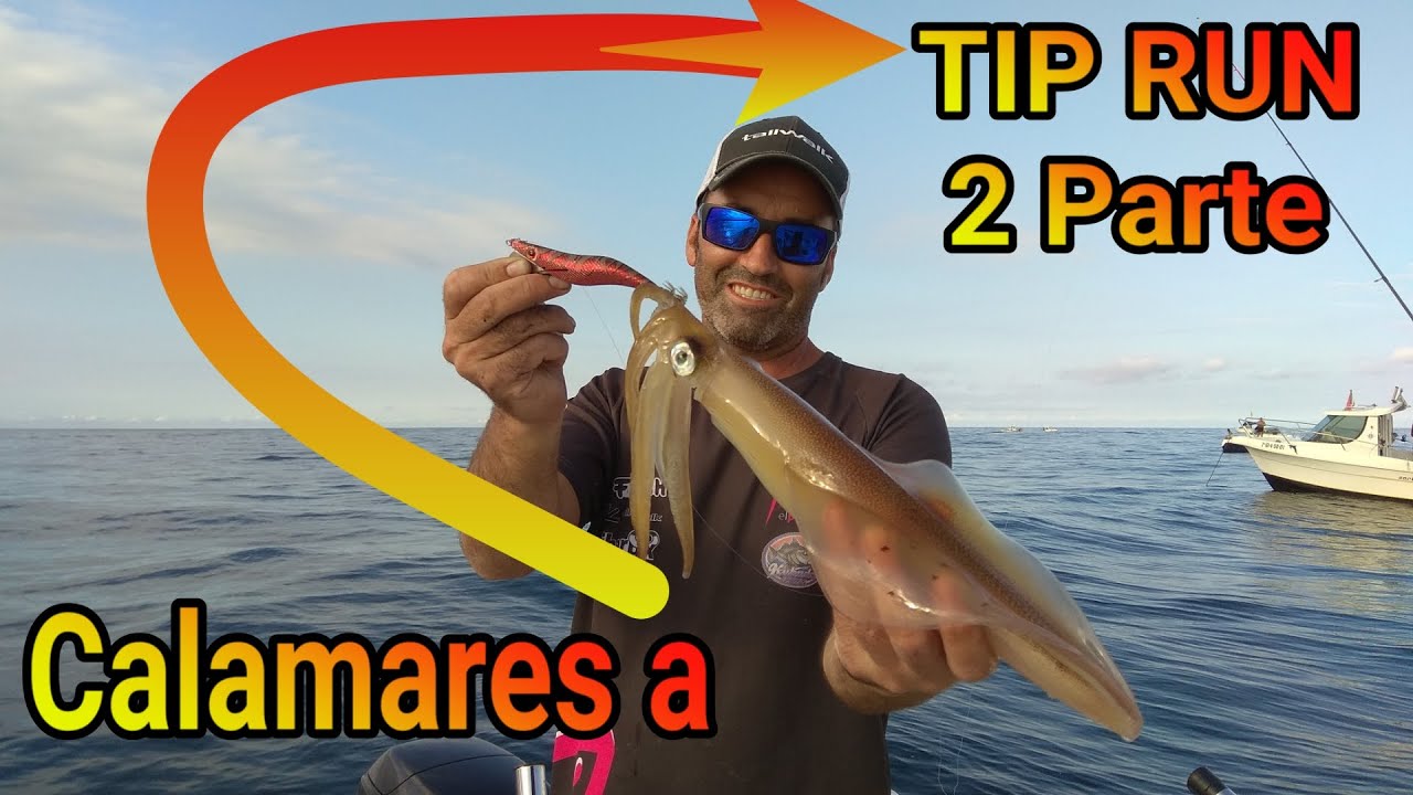 🔴DÓNDE y CÓMO Pescar CALAMARES  a TIP RUN en EMBARCACIÓN (2ª Parte) Eging