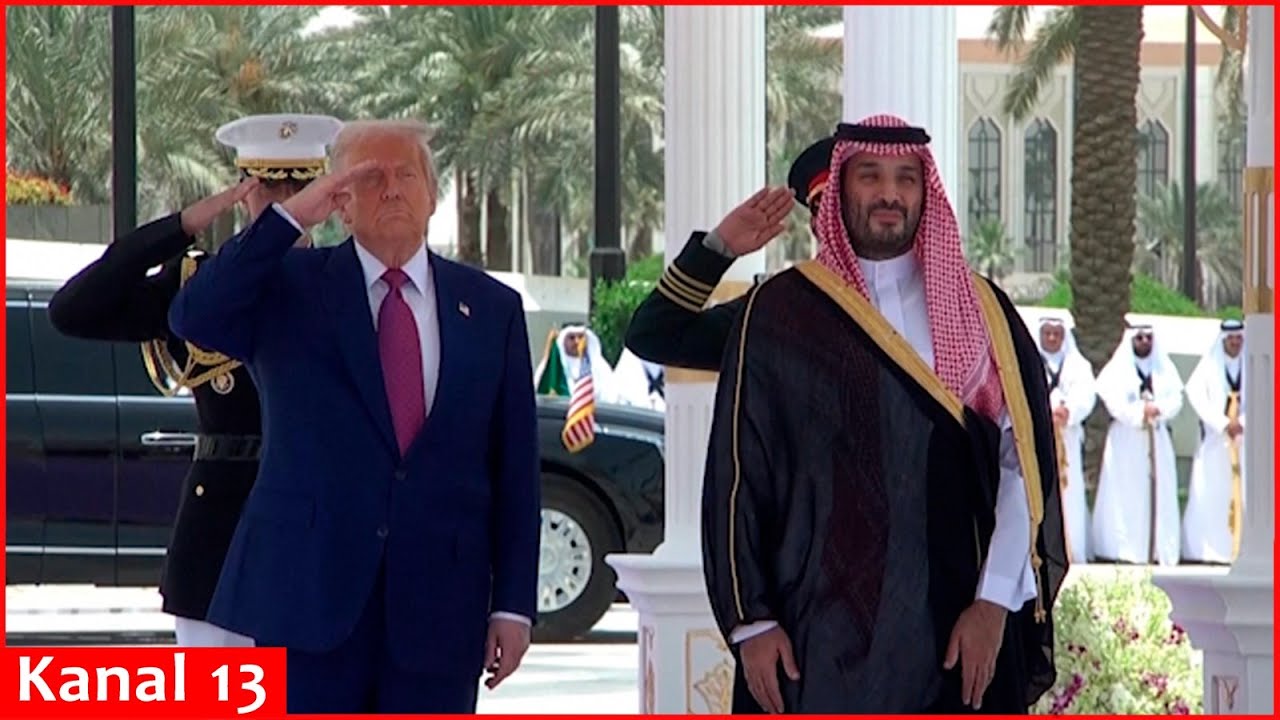 President Trump visits Saudi Arabia's Al Yamamah Palace