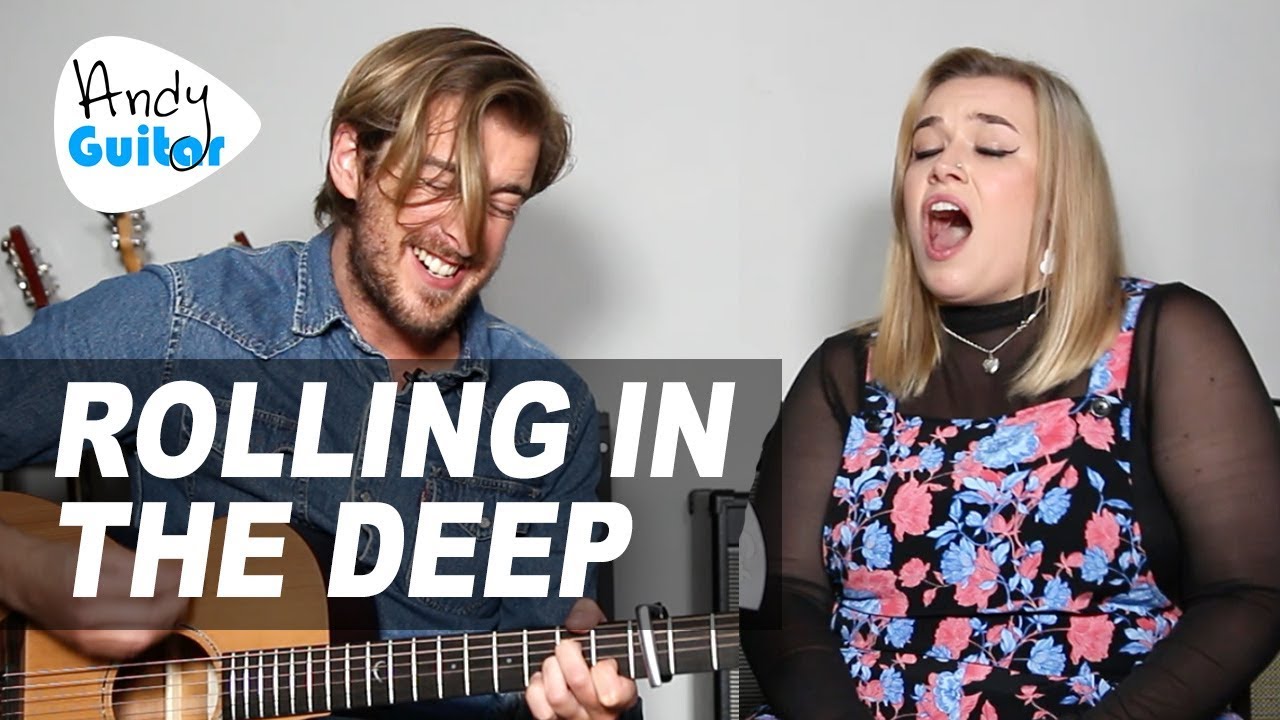 ADELE - 'ROLLING IN THE DEEP' Acoustic Guitar Cover