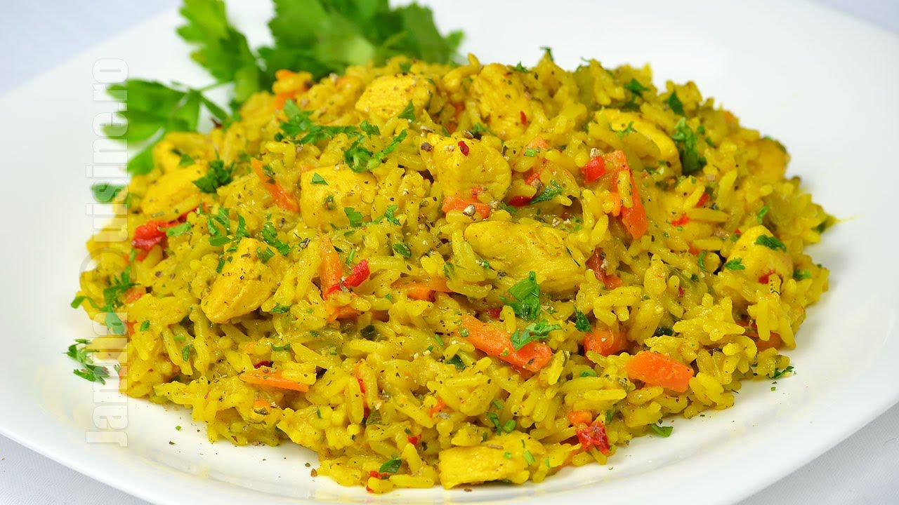 Orez oriental cu pui  | JamilaCuisine