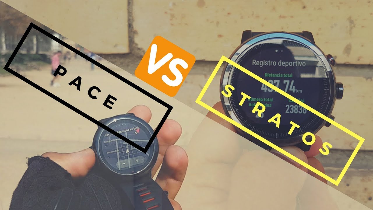 Xiaomi Amazfit PACE vs SRATOS 🚲 & 🏊