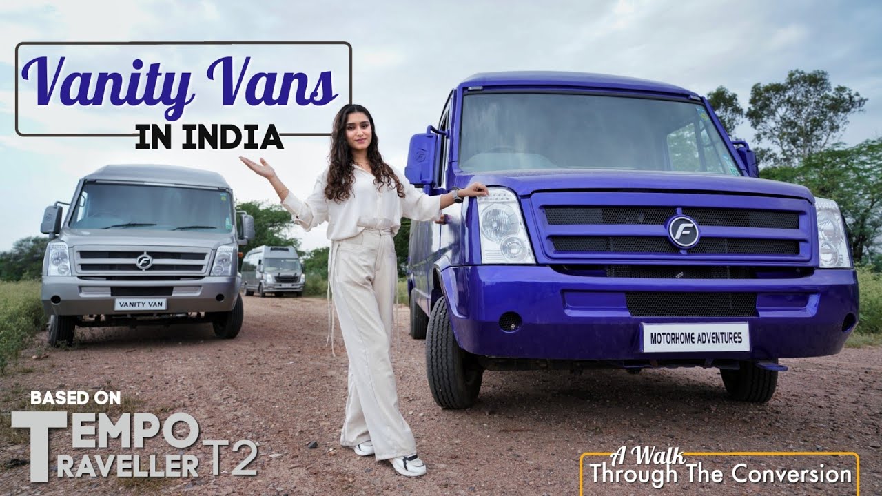 Tour our Vanity van on #intempoTraveller /Vanity Van India| Motorhome Adventures