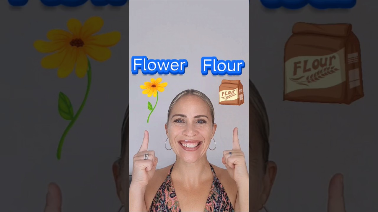 Flower vs Flour - Do You Know How to Pronounce These Words? (American English)