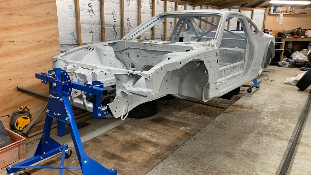 HOW TO mount you car on a spit/Roticerie/rollover jig on your own!!
