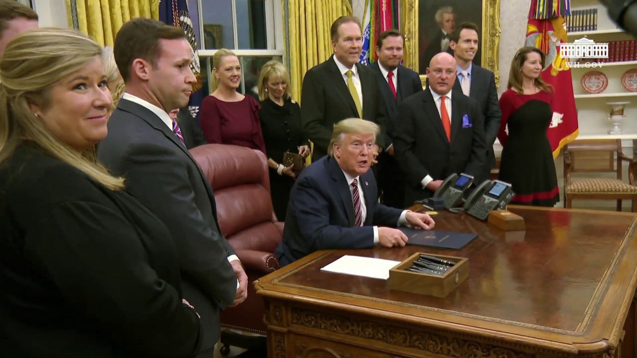 President Trump Participates in a Signing Ceremony for the Preventing Animal Cruelty and Torture Act