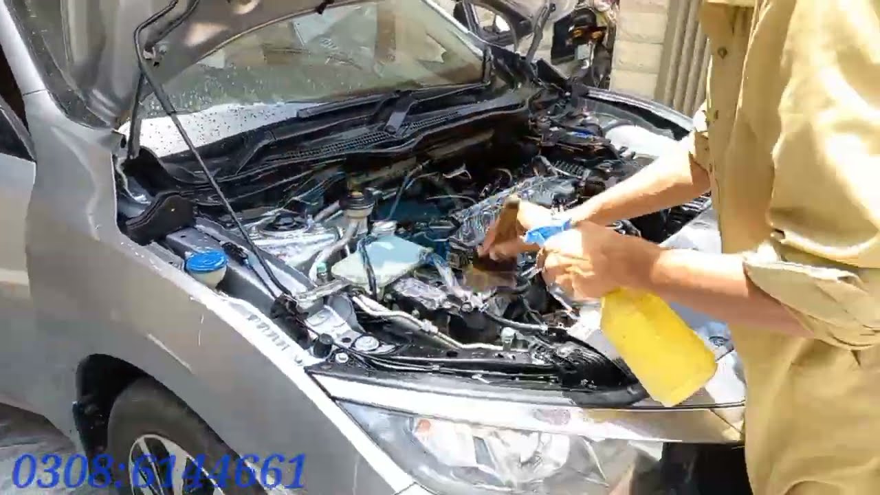 internal and external complete detailing honda civic model 2017#zeenatcarwash #homeserviceavailable