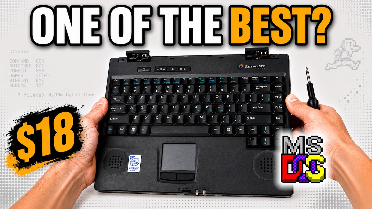 Przekształcamy Gateway Solo 9100 w kompaktową bestię - komputer do gier retro z systemem MS-DOS!