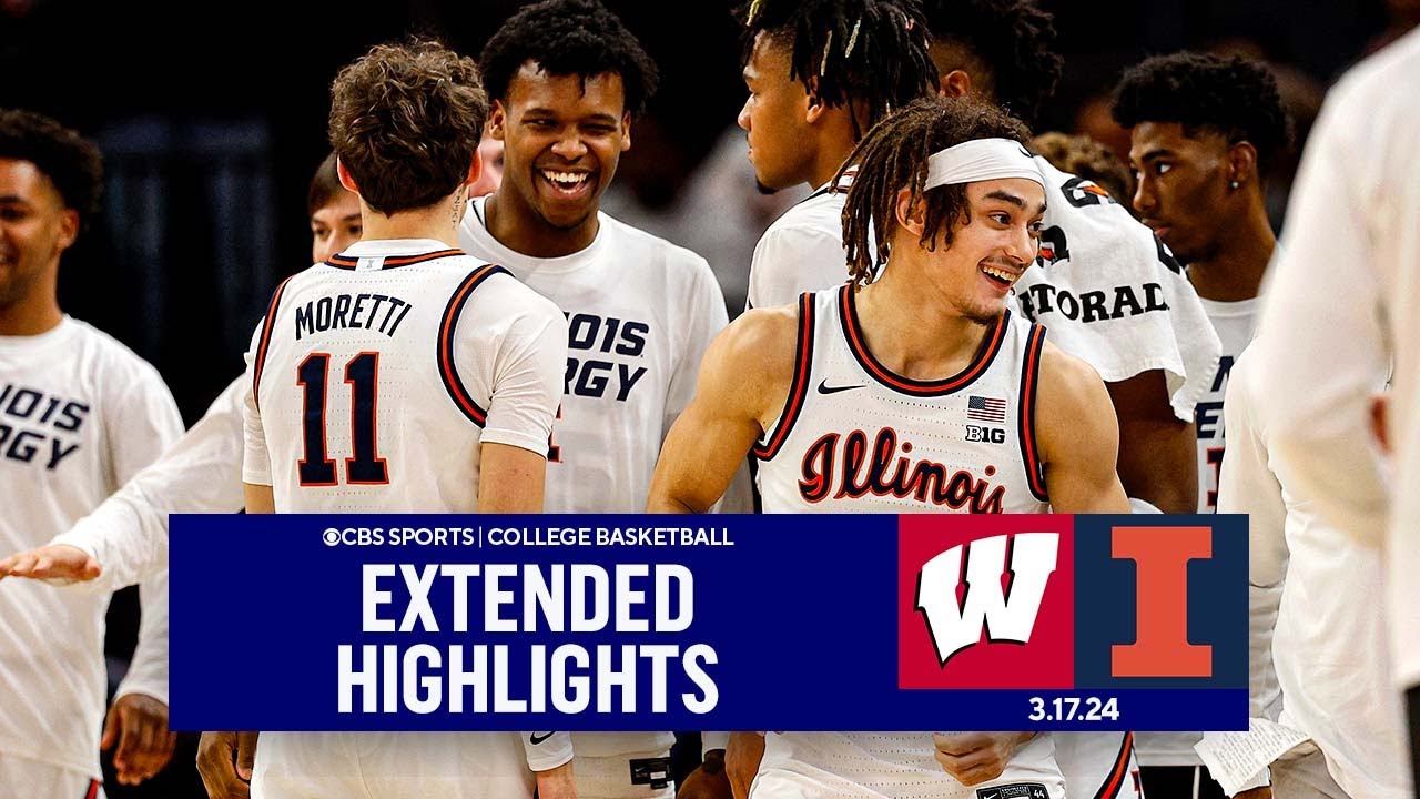 Wisconsin vs. Illinois College Basketball Extended Highlights I Big Ten Championship I CBS Sports