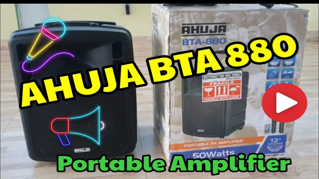 AHUJA BTA 880 | Portable PA Amplifier