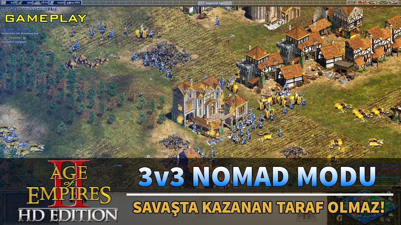 AoE2 - SAVAŞTA KAZANAN TARAF OLMAZ! | NOMAD #2 - Türkçe #DoğumGünüm