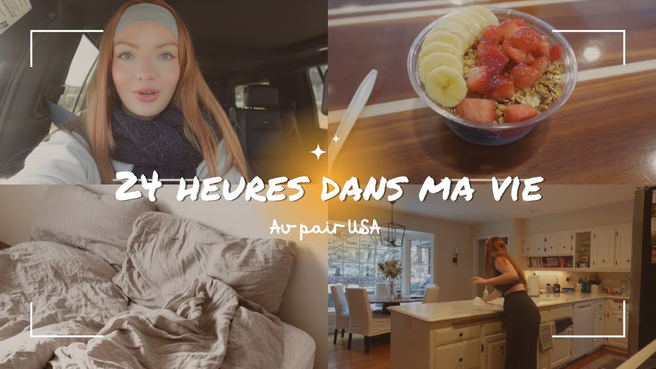 24 HEURES DANS MA VIE / au pair aux USA 🇺🇸
