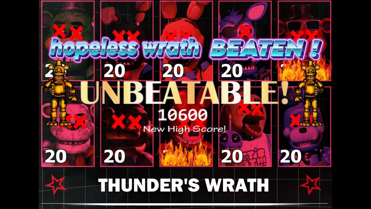 hopeless wrath | Thunder's Frenzy: Recoded | 90# beaten + tips in description