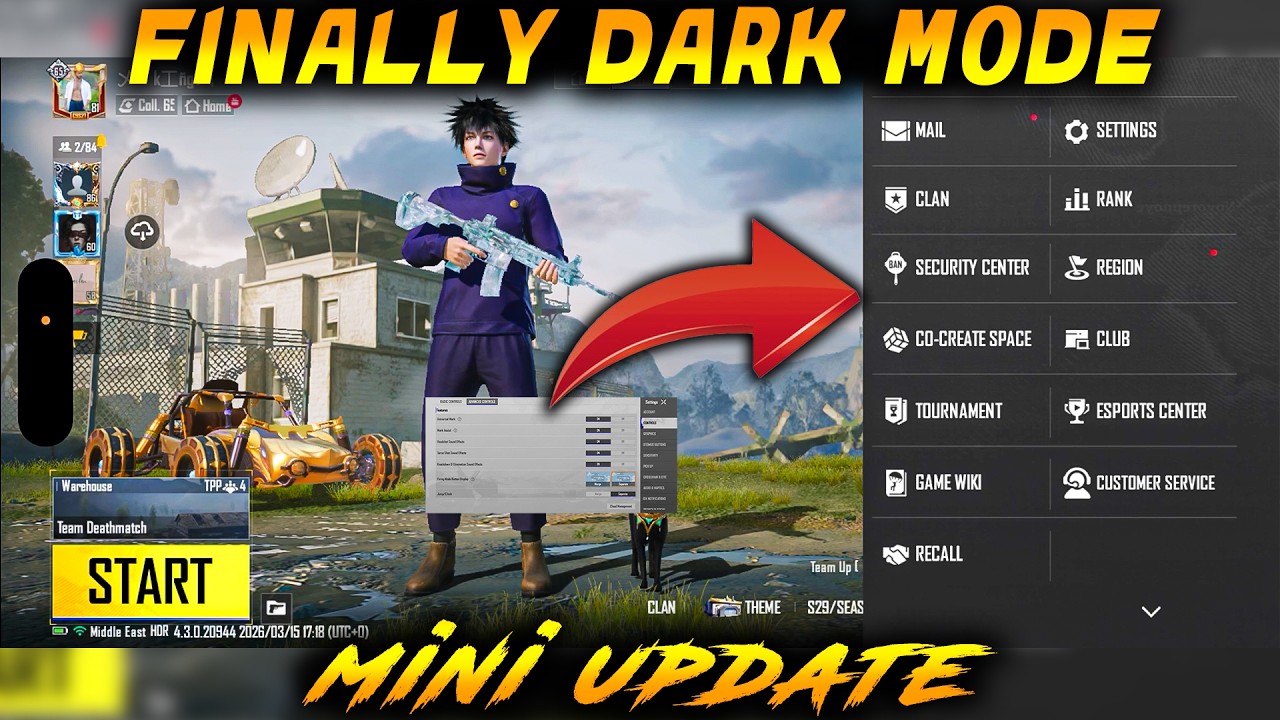 PUBG Mobile 4.3 White Theme to Dark Theme Trick | How To Change Ui Colour 4.3 Pubg Mobile