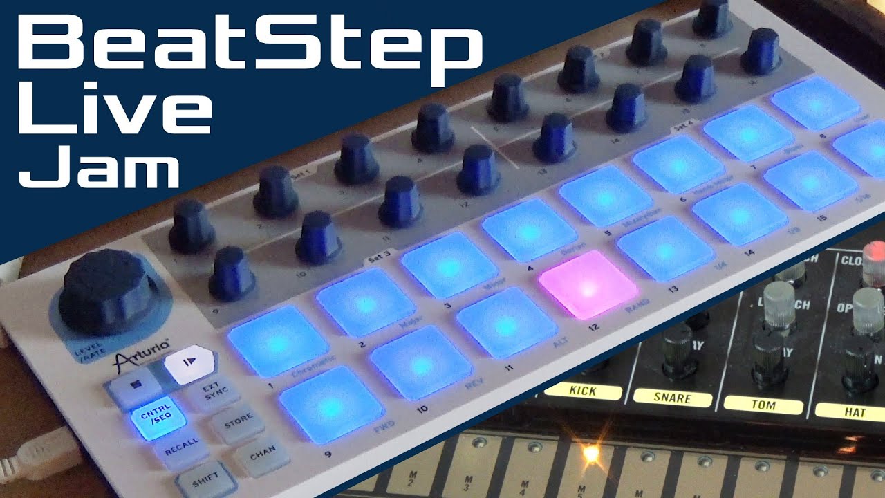 BeatStep Live Jam (+ Volca Beats, TT-303, Prophet '08)
