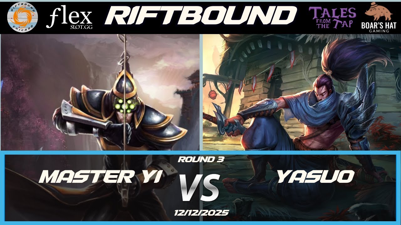 Master Yi VS Yasuo   [Riftbound Gameplay Round 3]