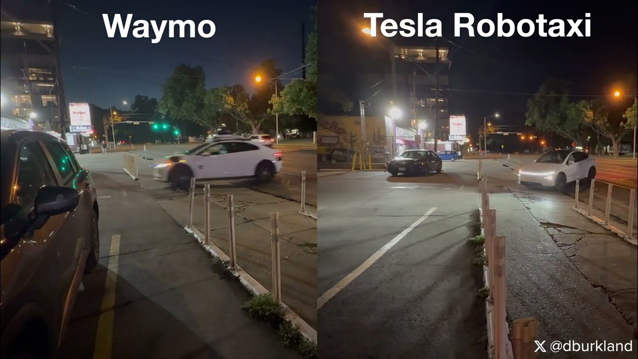 Tesla Robotaxi Launch - Waymo vs Robotaxi