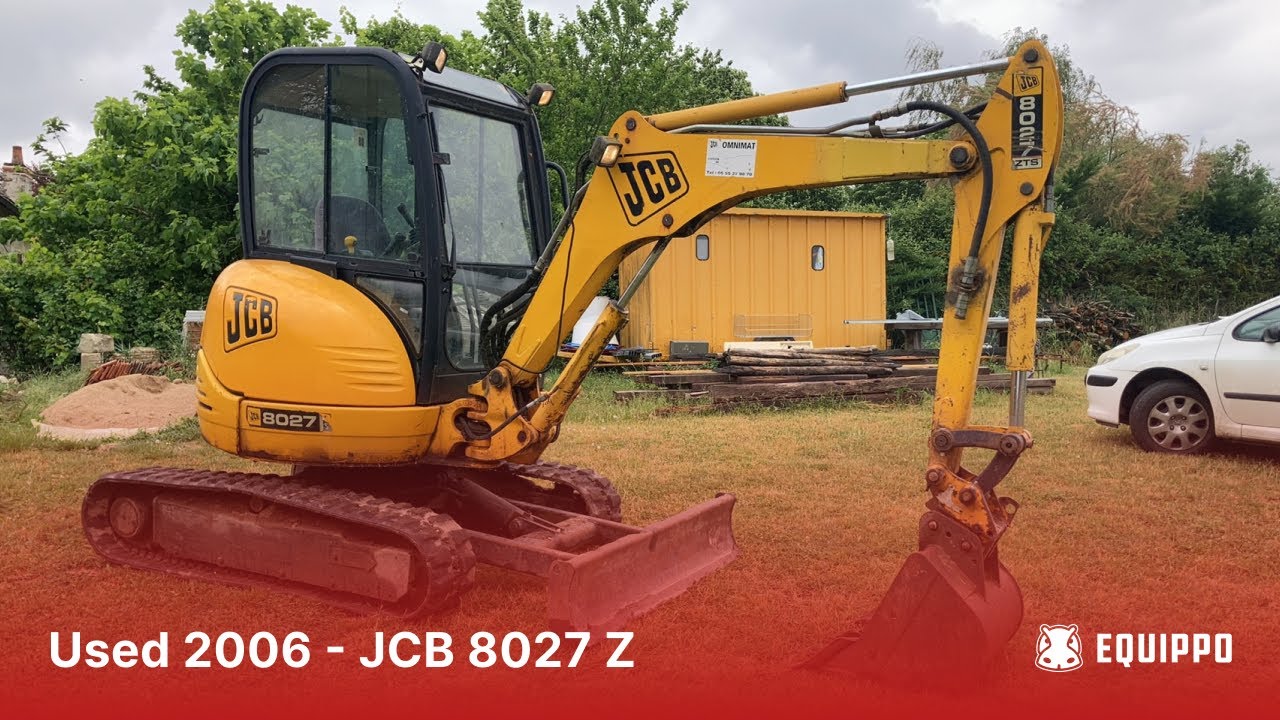 Used 2006 - JCB 8027 Z | Used Mini Excavator | equippo.com | Used heavy equipment