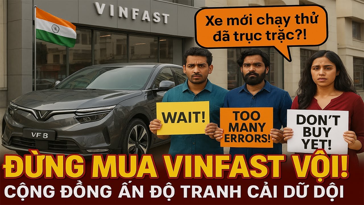 Ấn Độ Phẫn Nộ: VinFast Vừa Chạy Vừa ‘TRỤC TRẶC’ – Người Dân Hô: ĐỪNG MUA!