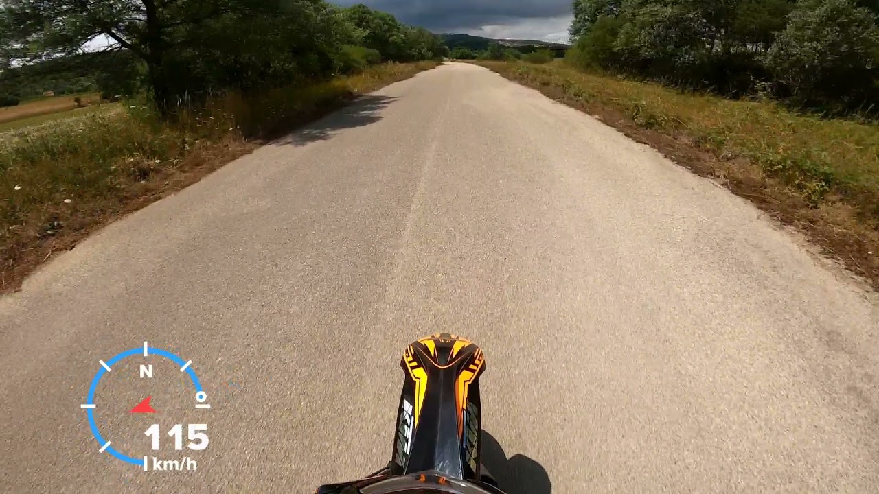 top  Speed KTM EXC 125