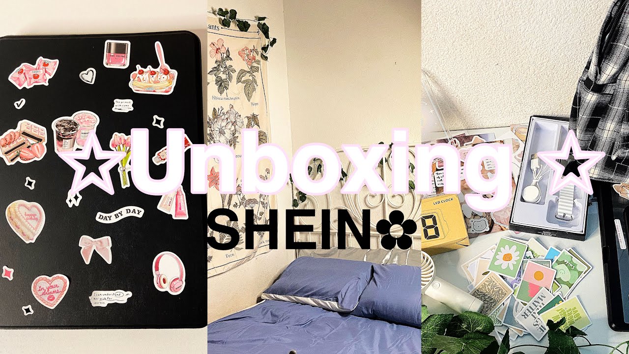 انبوكسنق 📦✨ شي ان 💕| تزين كفر الايباد الجديد⭐️ |￼ شكلٍ الغرفة بعد ما عدلت عليه ✨⭐️| .#unboxing