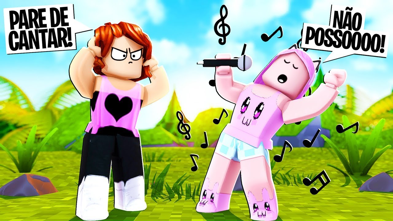 DESAFIO! SE PARAR DE CANTAR O VÍDEO ACABA (Roblox - Speed Run 5)