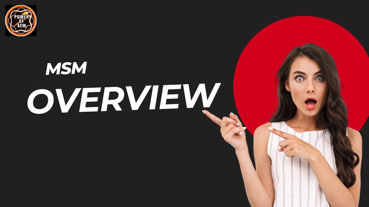 AEM MSM | Overview @AEMGeeks #powerofaem #aem @SGAEM