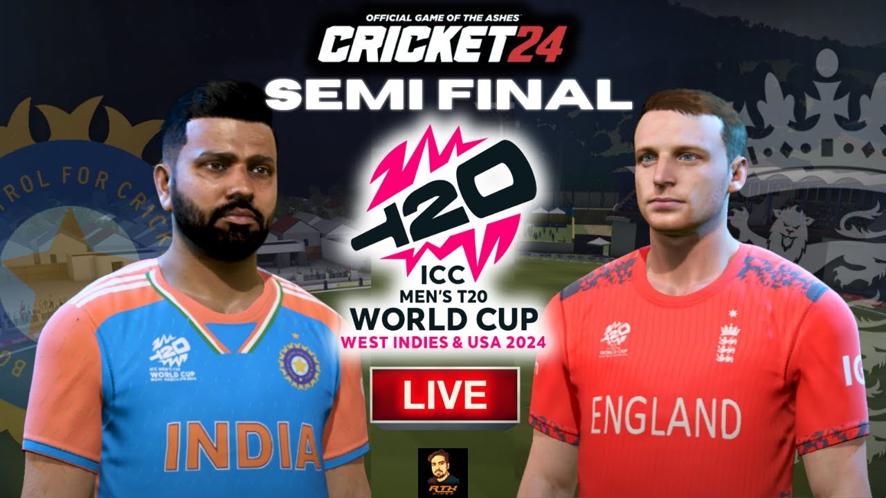 T20 World Cup 2024 India vs England Semi Final Match - Cricket 24 Live - RtxVivek