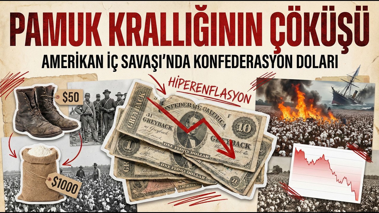 Pamuk Krallığının Çöküşü: Amerikan İç Savaşı'nda Konfederasyon Doları