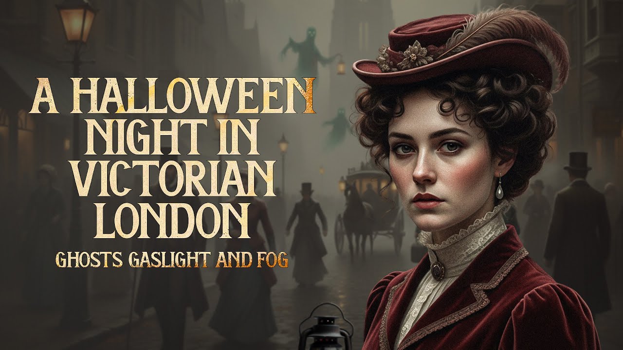 A HALLOWEEN Night in Victorian London | Ghosts, Gaslight and Fog | History for Sleep