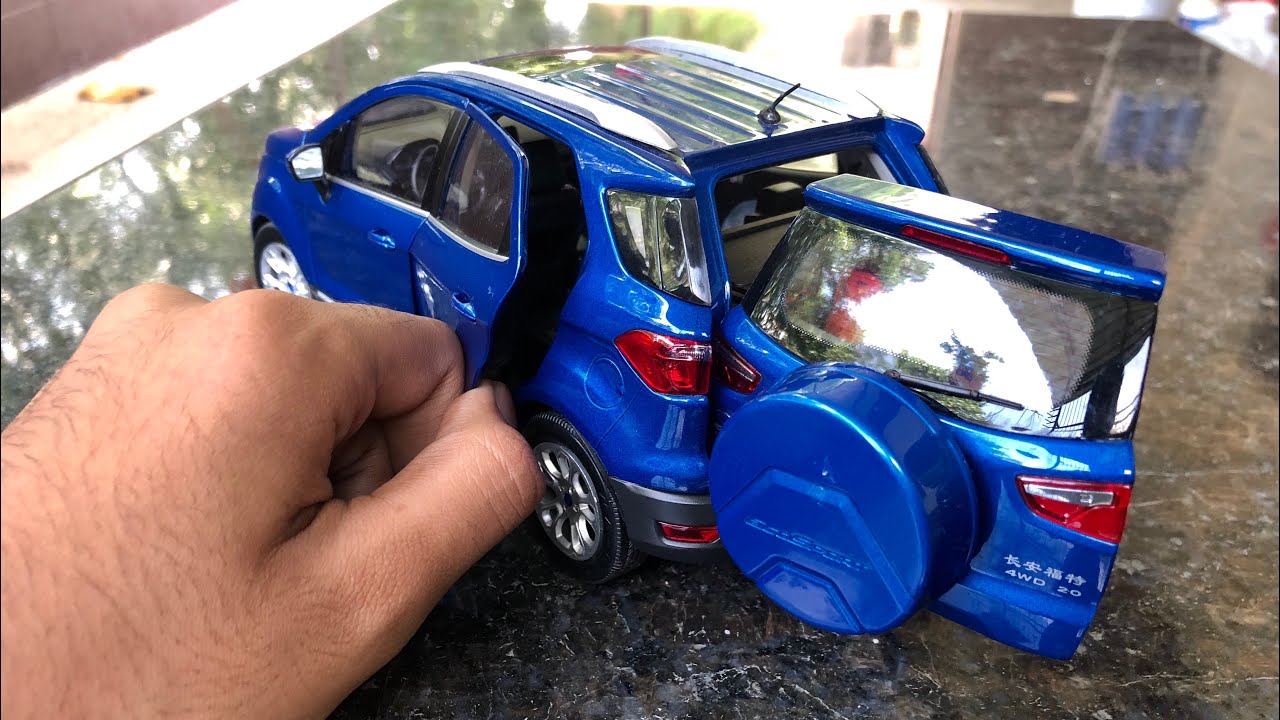 Diecast Unboxing-2018 New Ford EcoSport Facelift 1/18 Diecast by Ford Dealer Edition