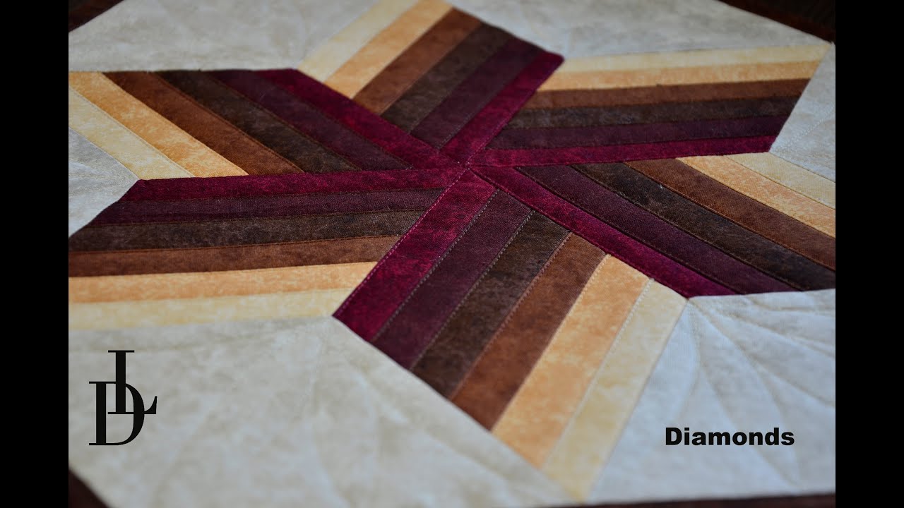 Patchwork Diamonds - Patchworkový ubrus Diamant