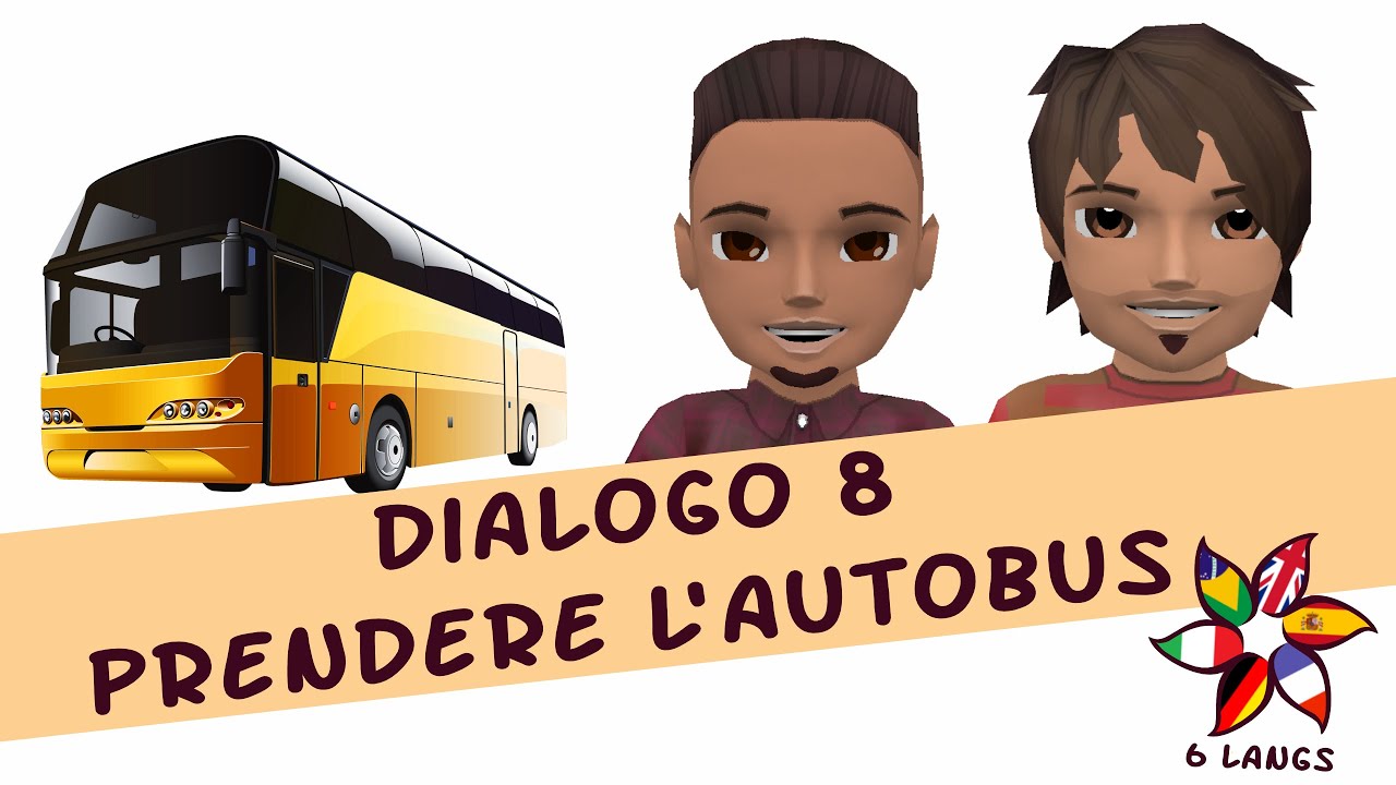 Dialogo 8 - Prendere l'autobus (A1) [Easy Italian with free dialogues online]