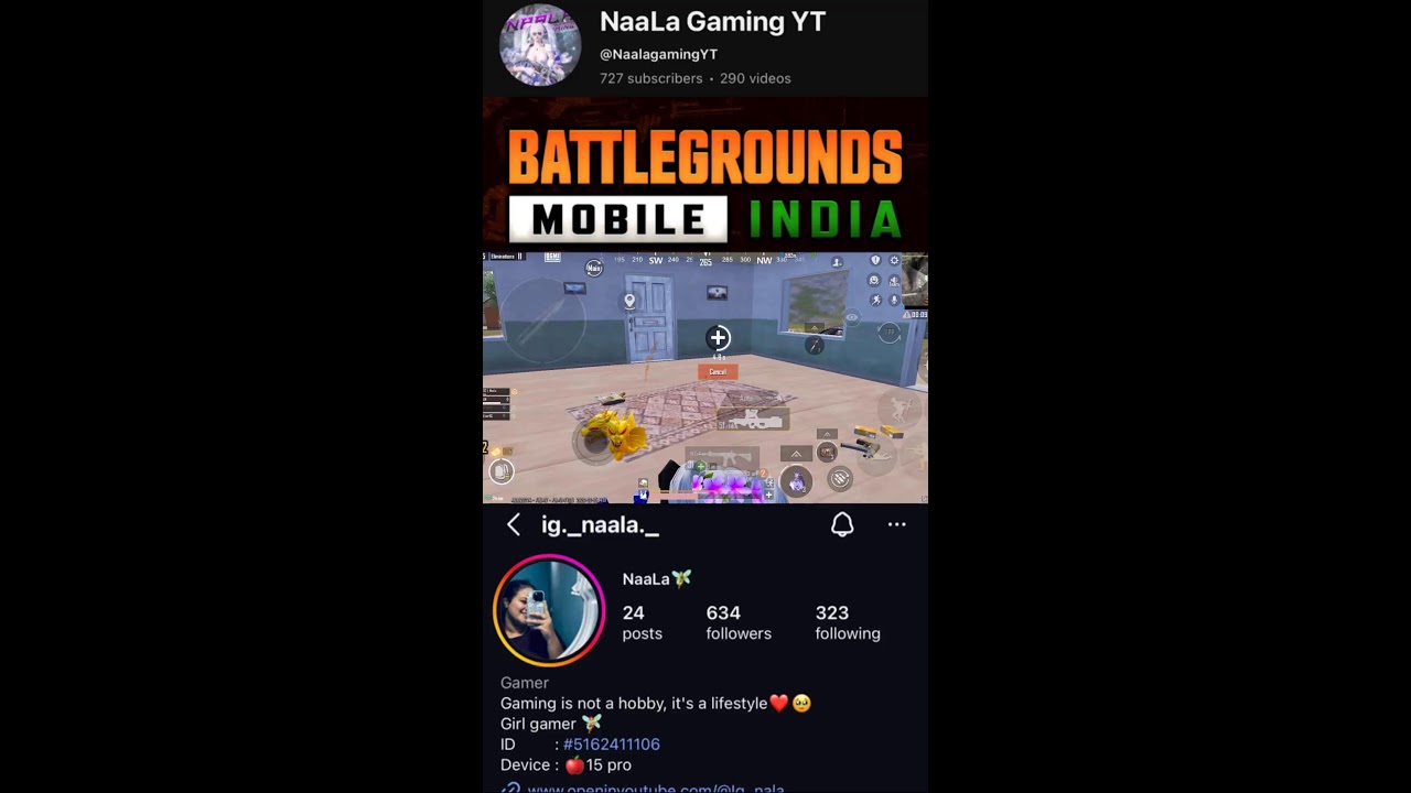 Come on guyssss📉📉📉| NAALA GAMING YT | ROAD TO 1000 SUB | #bgmi #girlgamer #pubg #yt #fyp #malayalam