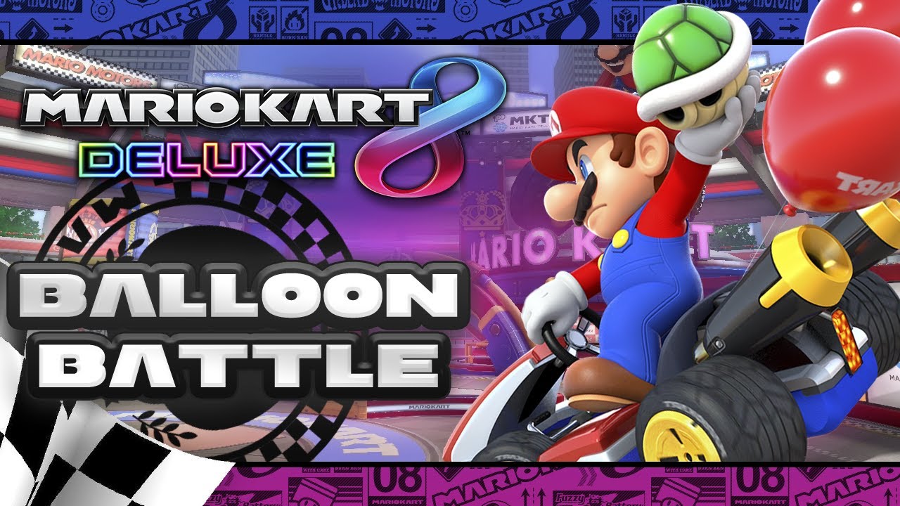 Mario Kart 8 Deluxe: Balloon Battle w/FACECAM (3 players)