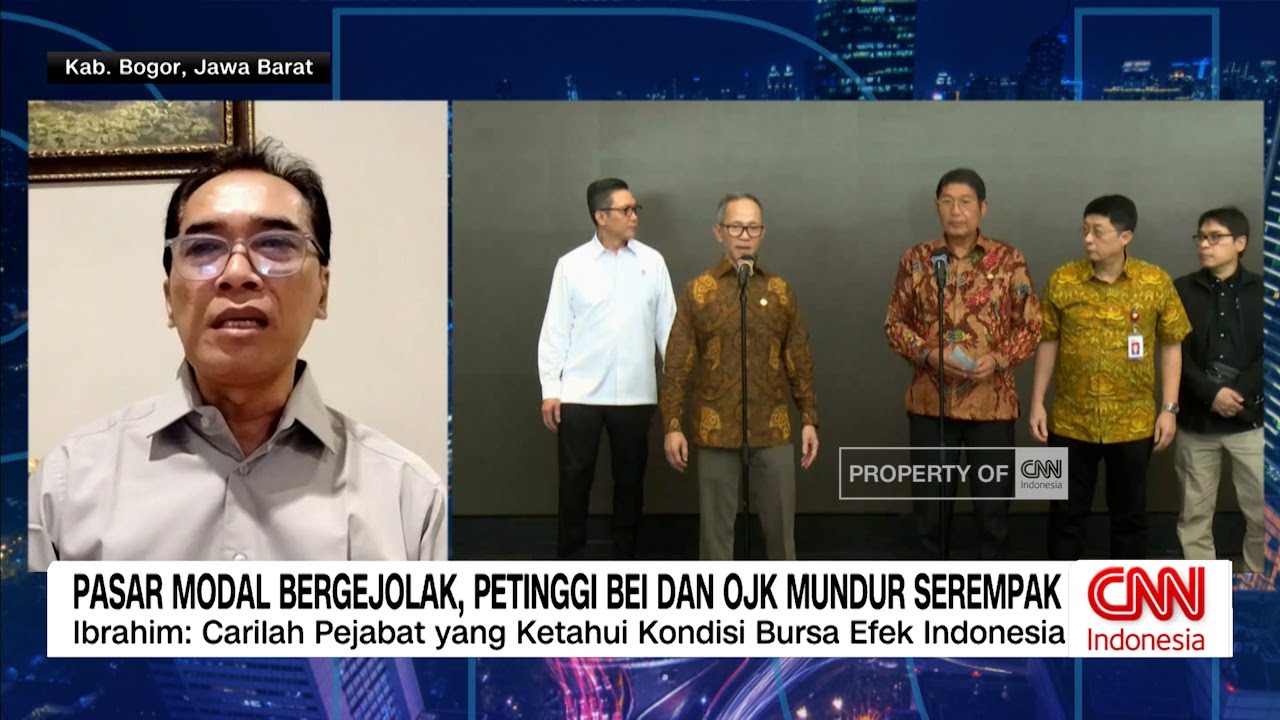 Pasar Modal Bergejolak, Petinggi BEI dan OJK Mundur Serempak