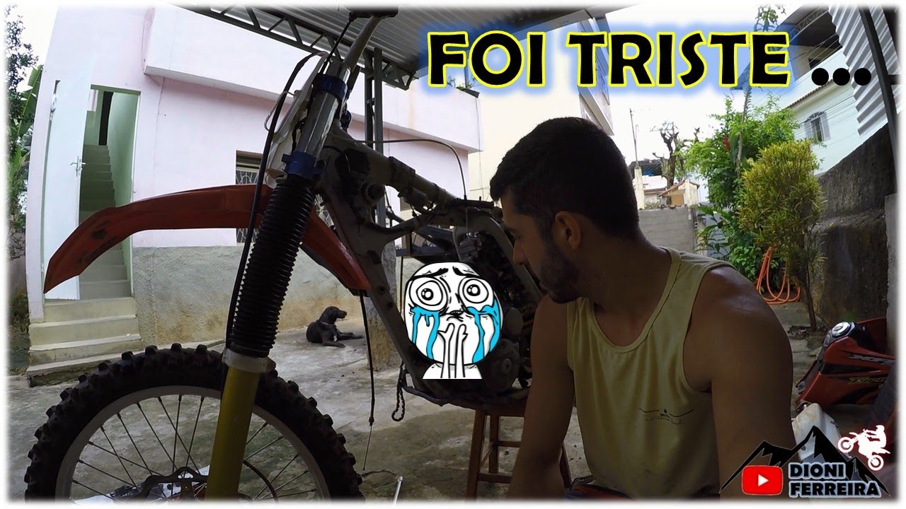 ABRINDO O MOTOR DA TORNADO 319CC QUEBRADO / QUEBROU FEIO