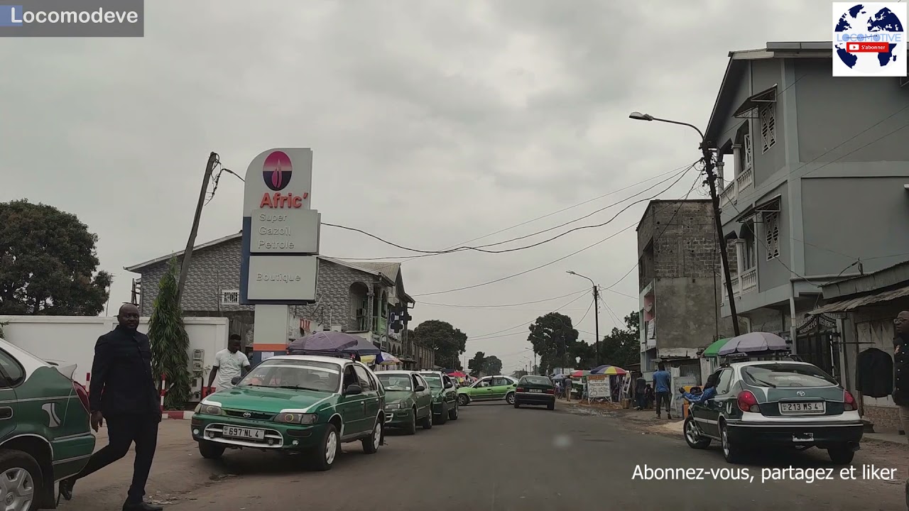BRAZZAVILLE - MARCHE TOTAL - AV MATSOUA - MPISSA - AV DE 3 FRANCS ET LES TRAVAUX DE LA CORNICHE