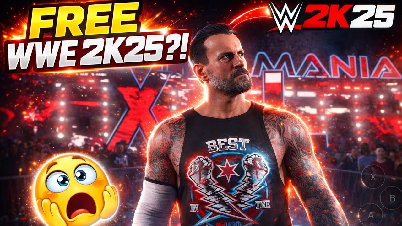😳FREE WWE 2K25 FOR ANDROID MOBILE!